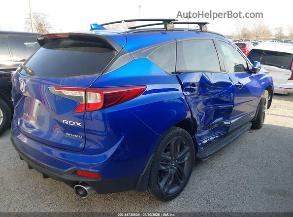 5J8TC2H67LL014586 2020 ACURA RDX Blue Задня права чверть