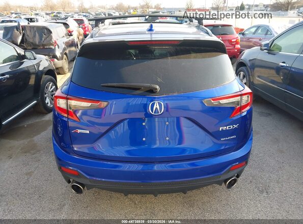 5J8TC2H67LL014586 2020 ACURA RDX Blue 