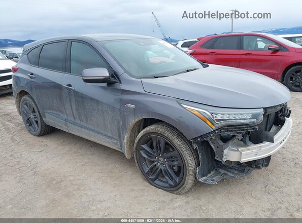 5J8TC2H6XML808581 2021 ACURA RDX Серый Передняя правая четверть