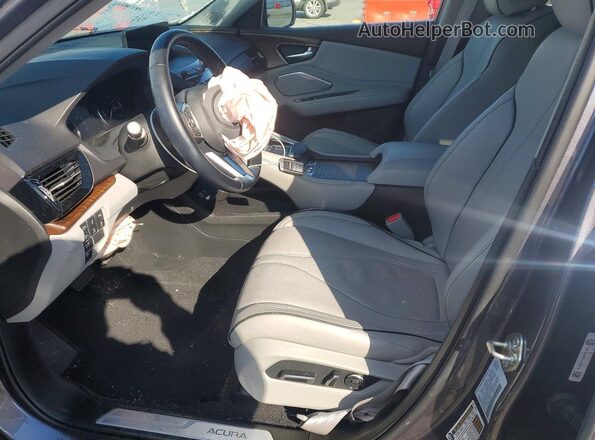 5J8TC2H78LL034130 2020 ACURA RDX Charcoal Вид салону спереду