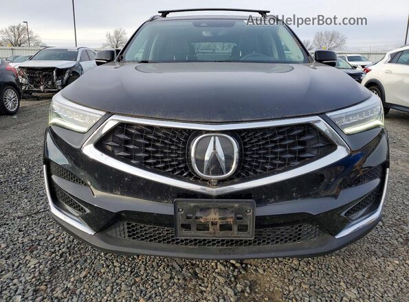 5J8TC2H79KL019599 2019 ACURA RDX Black Widok z przodu
