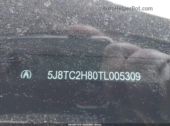 5J8TC2H80TL005309 2026 ACURA RDX Gray ძრავის განყოფილების ხედი