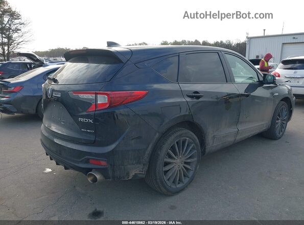 5J8TC2H87PL009735 2023 ACURA RDX Black Задня права чверть