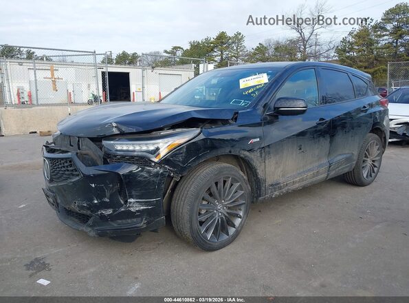 5J8TC2H87PL009735 2023 ACURA RDX Black Передня ліва чверть