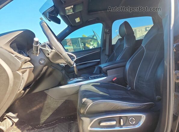 5J8YD4H03LL018032 2020 ACURA MDX Черный Вид салона спереди