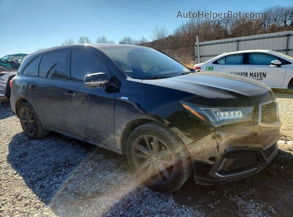 5J8YD4H03LL018032 2020 ACURA MDX Черный Передняя правая четверть