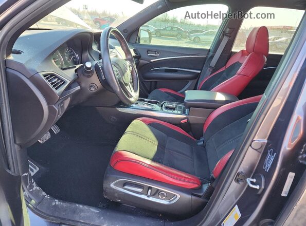 5J8YD4H06LL026593 2020 ACURA MDX Серый Вид салона спереди