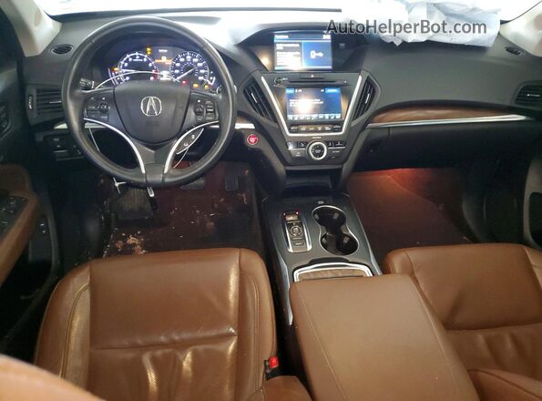 5J8YD4H57KL006606 2019 ACURA MDX Коричневый Вид панели приборов