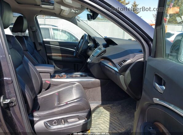 5J8YD4H5XLL017875 2020 ACURA MDX Черный Вид салона спереди