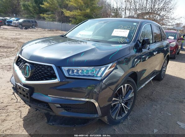 5J8YD4H5XLL017875 2020 ACURA MDX Черный Передняя левая четверть