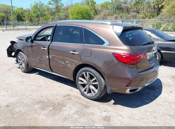 5J8YD4H82KL021444 2019 ACURA MDX Коричневый Задняя левая четверть