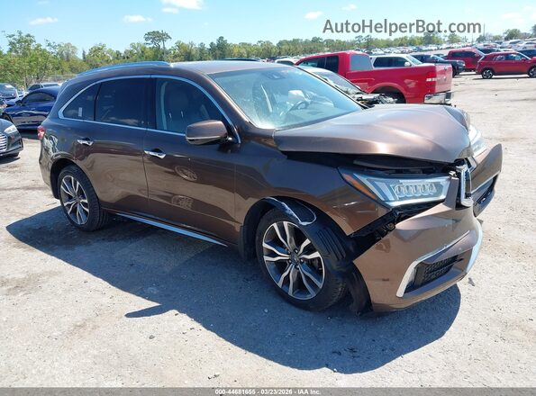 5J8YD4H82KL021444 2019 ACURA MDX Коричневый Передняя правая четверть