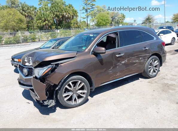 5J8YD4H82KL021444 2019 ACURA MDX Коричневый Передняя левая четверть