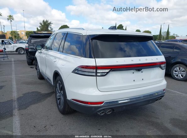 5LM5J6WC1SGL18168 2025 LINCOLN AVIATOR Белый Задняя левая четверть