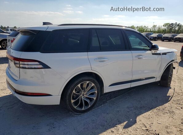 5LM5J6WC5SGL23437 2025 LINCOLN AVIATOR Белый Задняя правая четверть