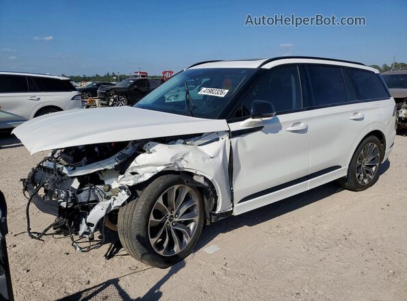 5LM5J6WC5SGL23437 2025 LINCOLN AVIATOR Белый Передняя левая четверть