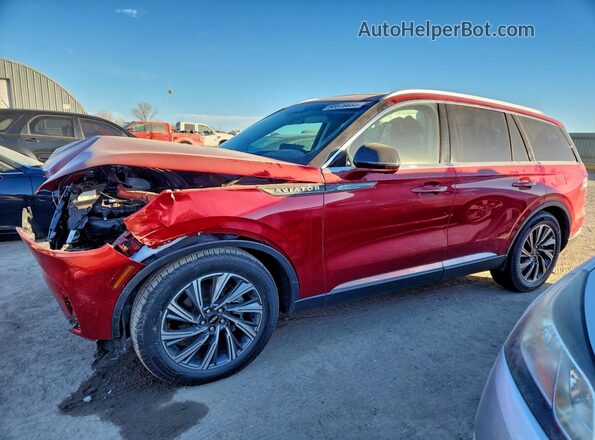 5LM5J7WC3SGL06321 2025 LINCOLN AVIATOR Красный Передняя левая четверть