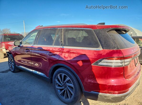 5LM5J7WC3SGL06321 2025 LINCOLN AVIATOR Красный Задняя левая четверть