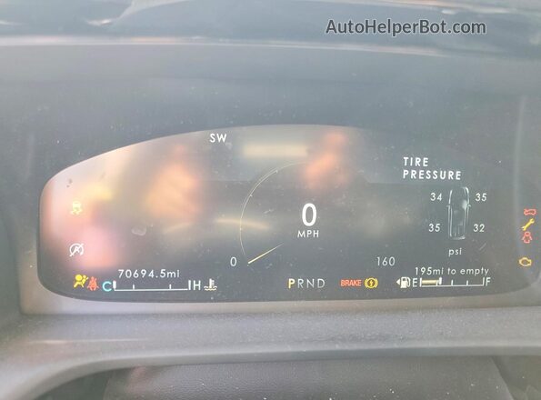 5LM5J7WC4PGL18954 2023 LINCOLN AVIATOR Черный Вид щитка приборов