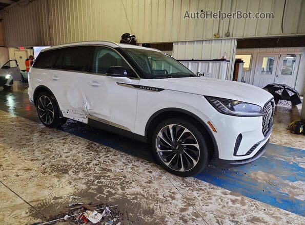 5LM5J7WC6SGL10461 2025 LINCOLN AVIATOR White Delantero derecho