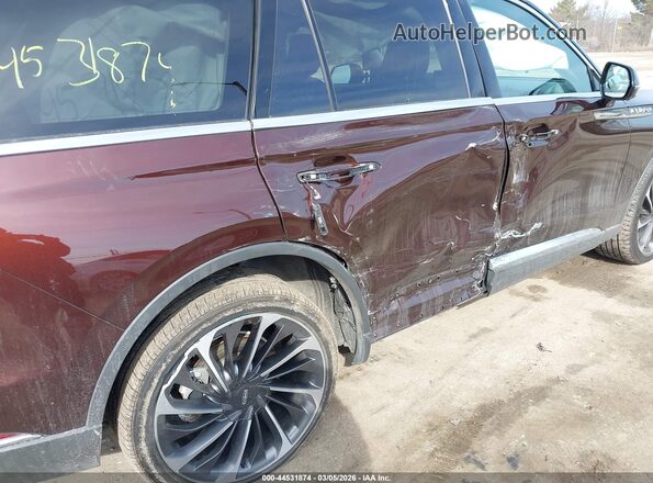 5LM5J7XC2LGL30528 2020 LINCOLN AVIATOR Бордовый Вид спереди