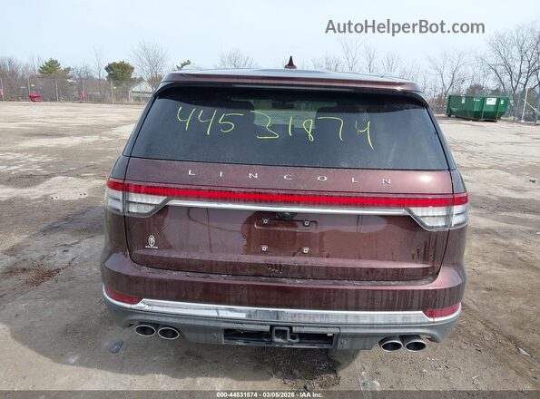 5LM5J7XC2LGL30528 2020 LINCOLN AVIATOR Бордовый 