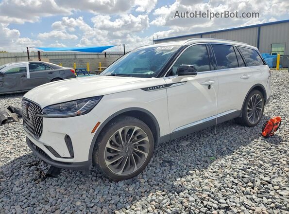 5LM5J7XC2SGL04719 2025 LINCOLN AVIATOR White Front left