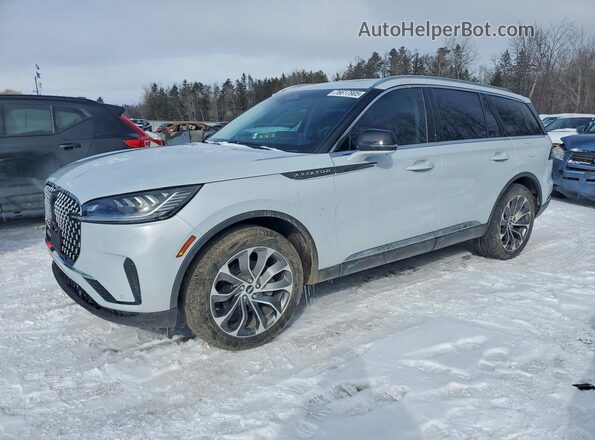5LM5J7XC2SGL26378 2025 LINCOLN AVIATOR Silver წინა მარცხენა ხედი სამი მეოთხედიდან