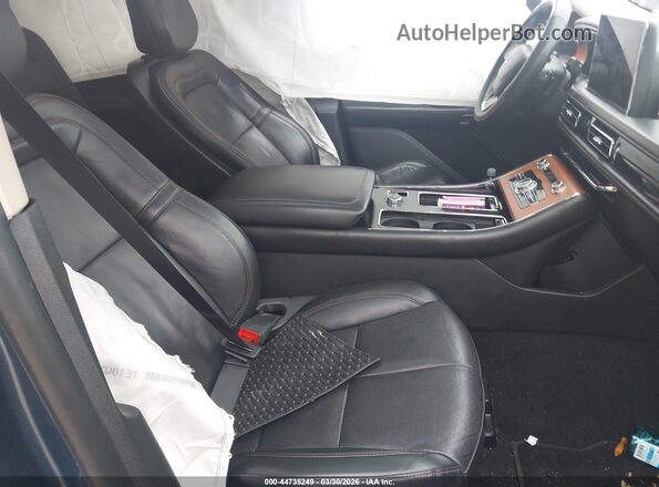 5LM5J7XC4LGL08756 2020 LINCOLN AVIATOR Blue წინა სალონის ხედი