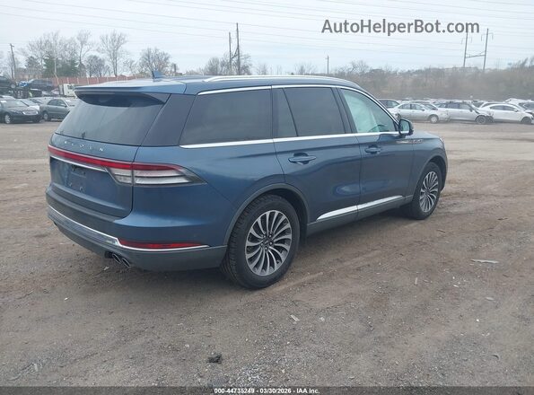5LM5J7XC4LGL08756 2020 LINCOLN AVIATOR Blue უკანა მარჯვენა