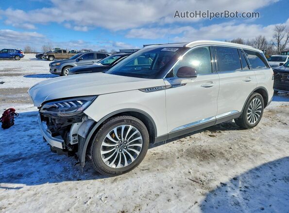 5LM5J7XC6RGL00084 2024 LINCOLN AVIATOR Белый Передняя левая четверть