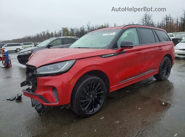 5LM5J7XC7SGL26196 2025 LINCOLN AVIATOR Красный Передняя левая четверть