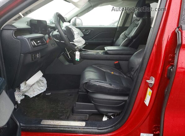 5LM5J7XC7SGL26196 2025 LINCOLN AVIATOR Красный Вид салона спереди