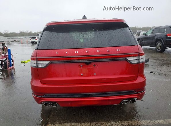 5LM5J7XC7SGL26196 2025 LINCOLN AVIATOR Красный Вид сзади