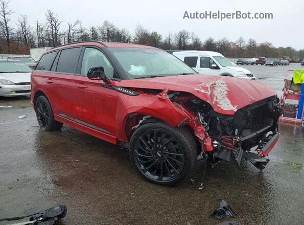 5LM5J7XC7SGL26196 2025 LINCOLN AVIATOR Красный Передняя правая четверть