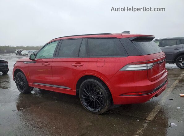 5LM5J7XC7SGL26196 2025 LINCOLN AVIATOR Красный Задняя левая четверть