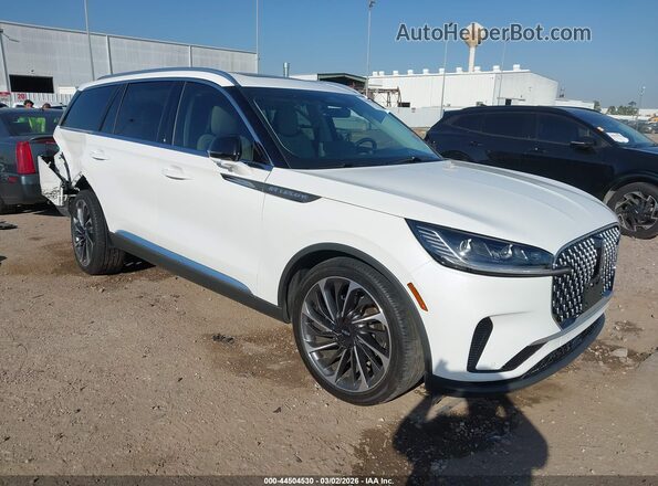 5LM5J7XC9SGL01719 2025 LINCOLN AVIATOR Белый Передняя правая четверть