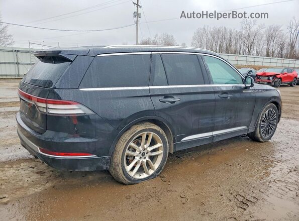5LM5J9XC3PGL10841 2023 LINCOLN AVIATOR Черный Задняя правая четверть