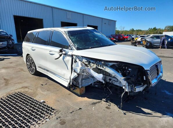 5LM5J9XCXNGL15547 2022 LINCOLN AVIATOR Белый Передняя правая четверть
