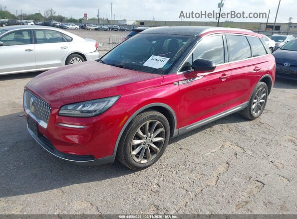 5LMCJ1C92MUL04366 2021 LINCOLN CORSAIR Red Vista tres cuartos delantera izquierda