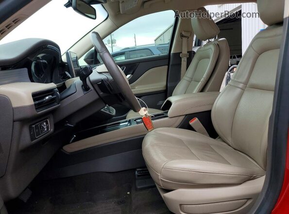 5LMCJ1C94MUL01372 2021 LINCOLN CORSAIR Red Front interior view
