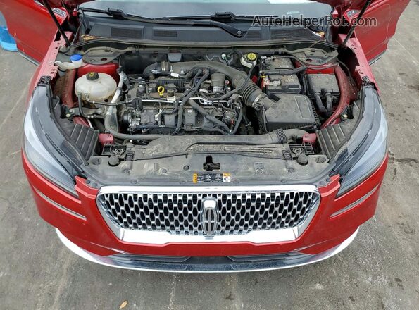 5LMCJ1C94MUL01372 2021 LINCOLN CORSAIR Red Engine compartment view
