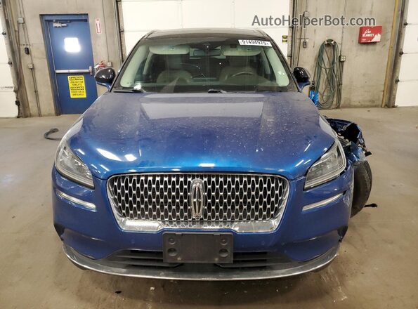 5LMCJ1C98MUL04498 2021 LINCOLN CORSAIR Blue Front view