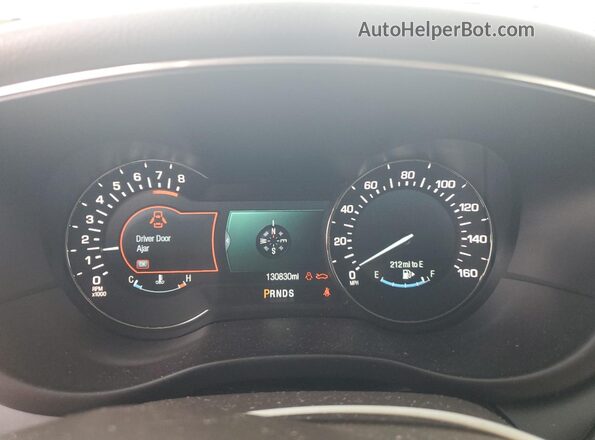 5LMCJ2C93GUJ21312 2016 LINCOLN MKC Белый Вид щитка приборов