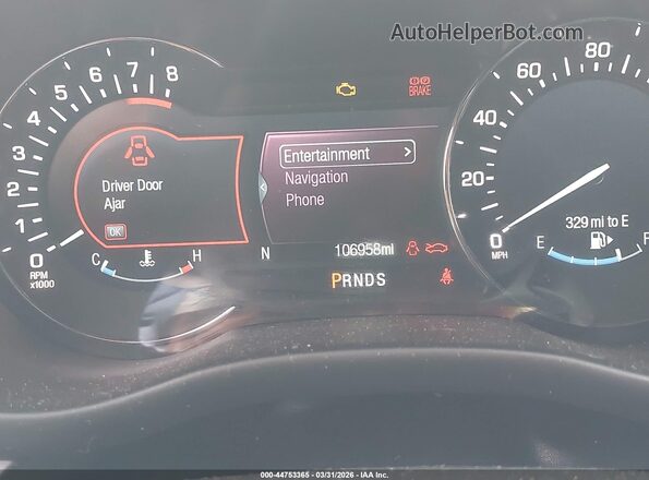 5LMCJ2C95GUJ21893 2016 LINCOLN MKC Черный Вид задних сидений