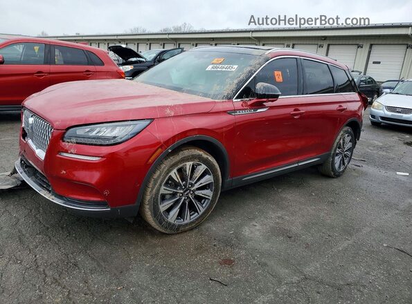 5LMCJ2C96LUL30800 2020 LINCOLN CORSAIR Бордовый Передняя левая четверть