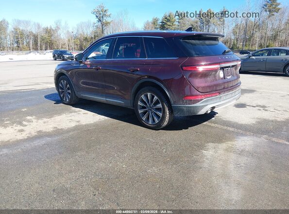 5LMCJ2D97LUL00834 2020 LINCOLN CORSAIR Burgundy Tył lewy