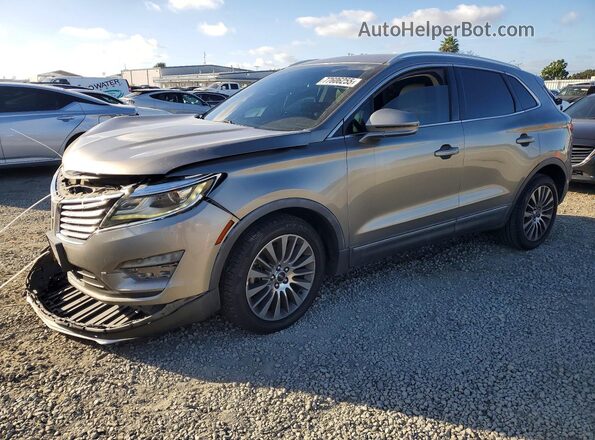 5LMCJ3C91GUJ18933 2016 LINCOLN MKC Серый Передняя левая четверть