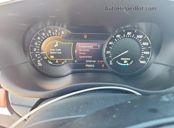 5LMCJ3C92KUL48148 2019 LINCOLN MKC Красный Вид щитка приборов