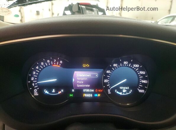 5LMCJ3D92HUL32023 2017 LINCOLN MKC Черный Вид щитка приборов
